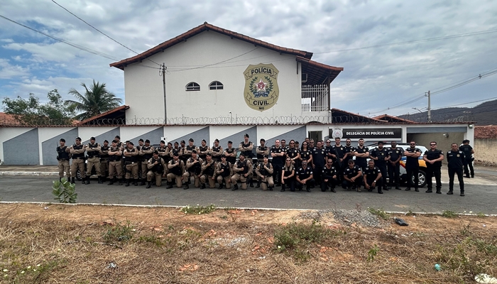Polícia Civil e Militar deflagram segunda fase da operação “Efeito Dominó” em Porteirinha-MG e outras duas cidades.