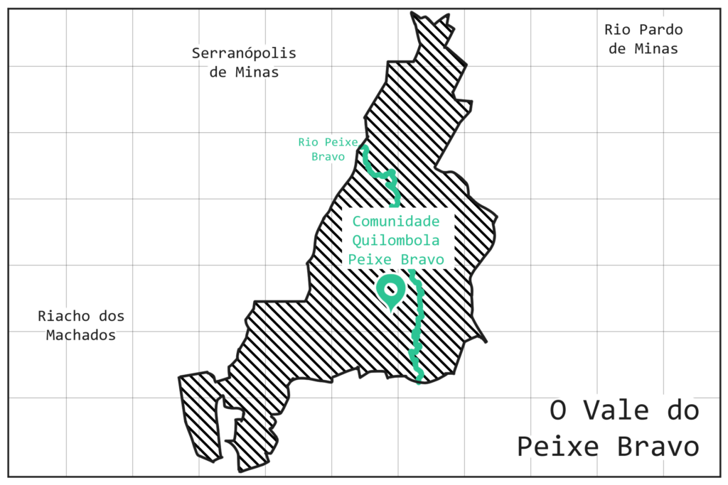 Rádio Liberdade 87,9 Fm de Porteirinha-imgi_7_Mapa-O-Vale-do-Peixe-Bravo